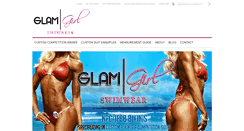 Desktop Screenshot of glamgirlswimwear.com